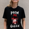 A gen z wearing a Lolligag as Carrie White tee
