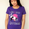 A girl looking down wearing the Hip-Hop Hooray Lolligag Tee