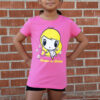 Girl with hands on her hips wearing the Oops A Daisy Lolligag T-shirt