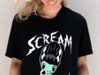 Gen Z wearing the Scream Queen Lolligag T-shirt