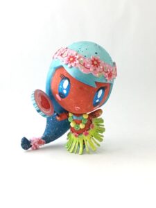 Aloha! Lolligag custom toy front by Alina Chau